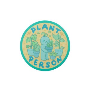 Plant Person Vinyl Sticker